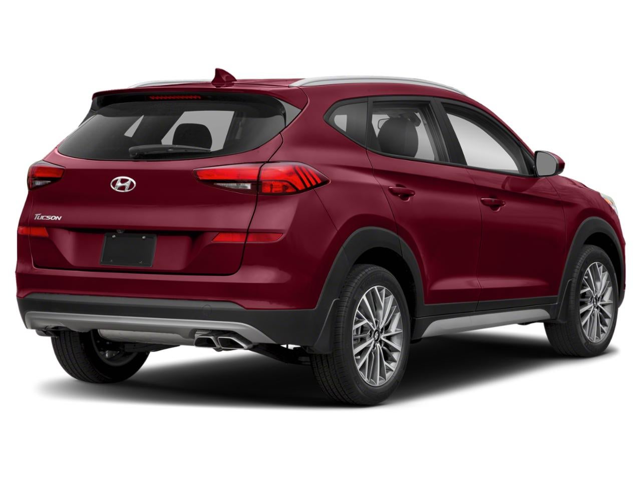 2020 Hyundai Tucson — rear three-quarter view